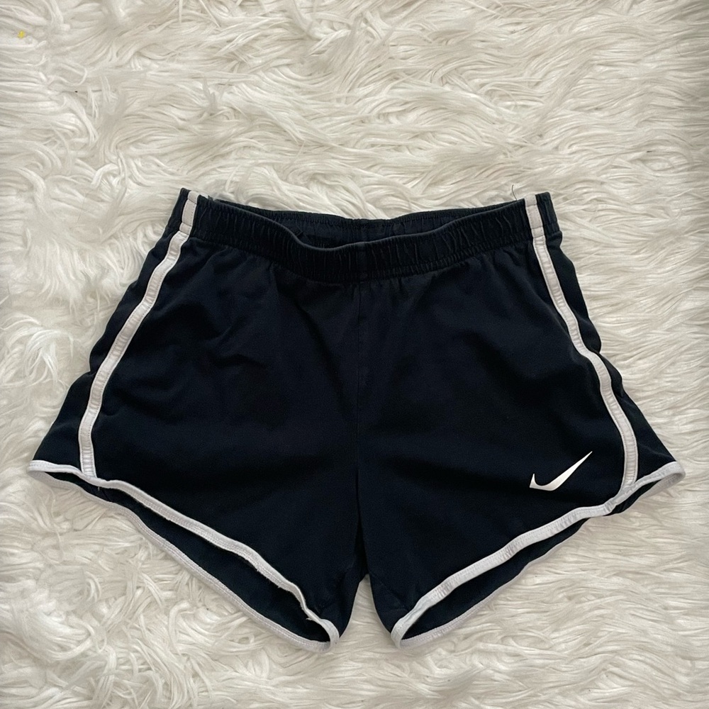 Nike Black and White Girls Shorts Sz L